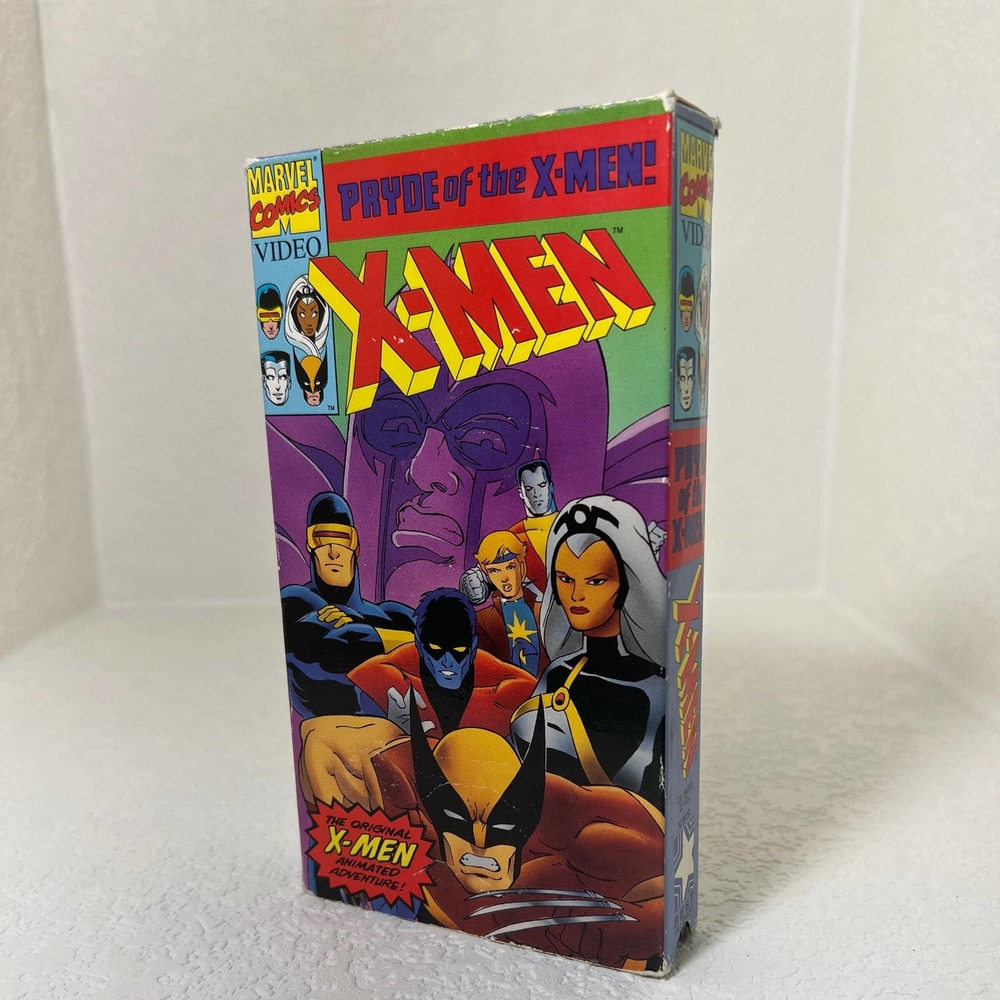 VINTAGE Pryde of the X-Men 1991 VHS Marvel Comics‎ Video